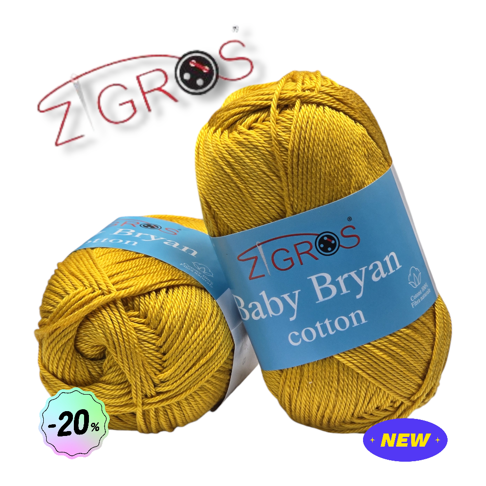 Cotone-Baby-Bryan 100% cotone 50gr 125mt