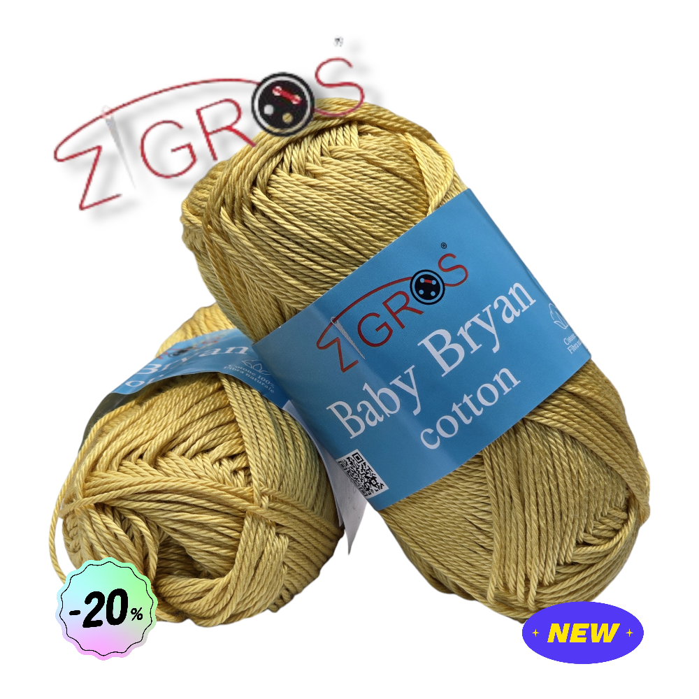 Cotone-Baby-Bryan 100% cotone 50gr 125mt