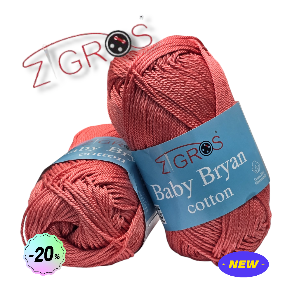 Cotone-Baby-Bryan 100% cotone 50gr 125mt