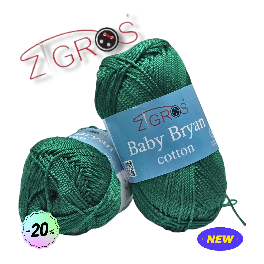 Cotone-Baby-Bryan 100% cotone 50gr 125mt