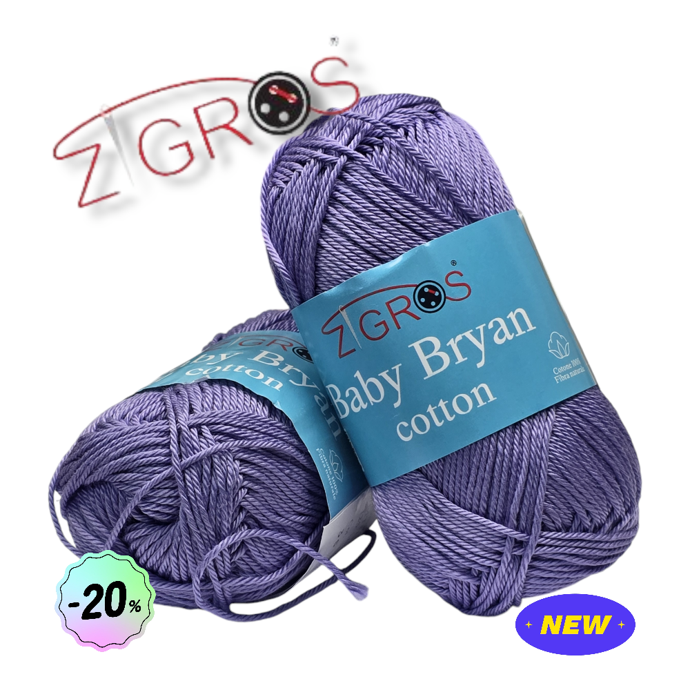 Cotone-Baby-Bryan 100% cotone 50gr 125mt