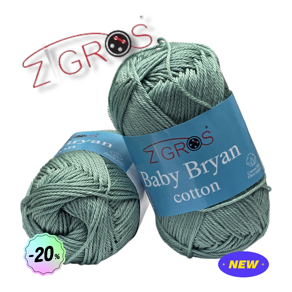 Cotone-Baby-Bryan 100% cotone 50gr 125mt