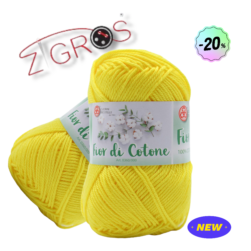 Fior di Cotone – Filato 100% Cotone 50 g (125 m)