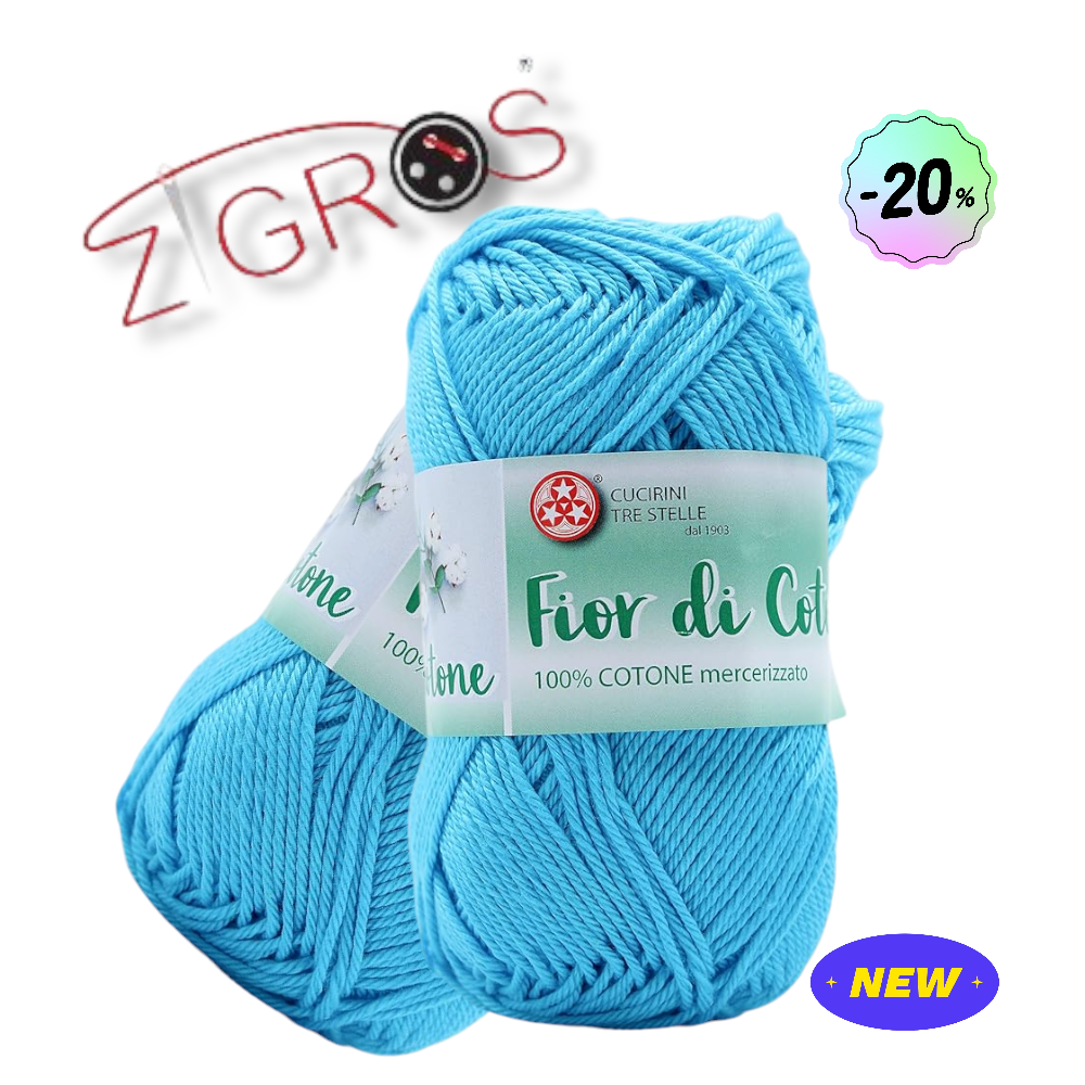 Fior di Cotone – Filato 100% Cotone 50 g (125 m)