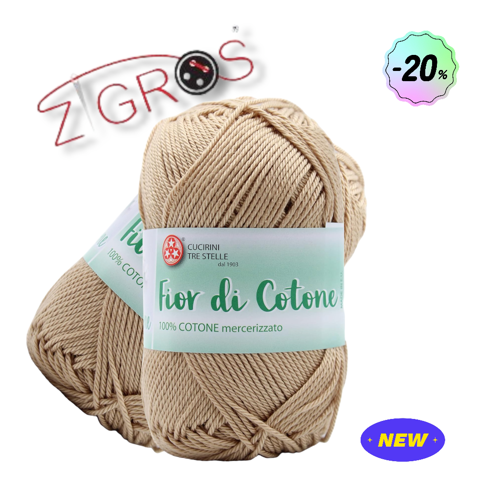 Fior di Cotone – Filato 100% Cotone 50 g (125 m)