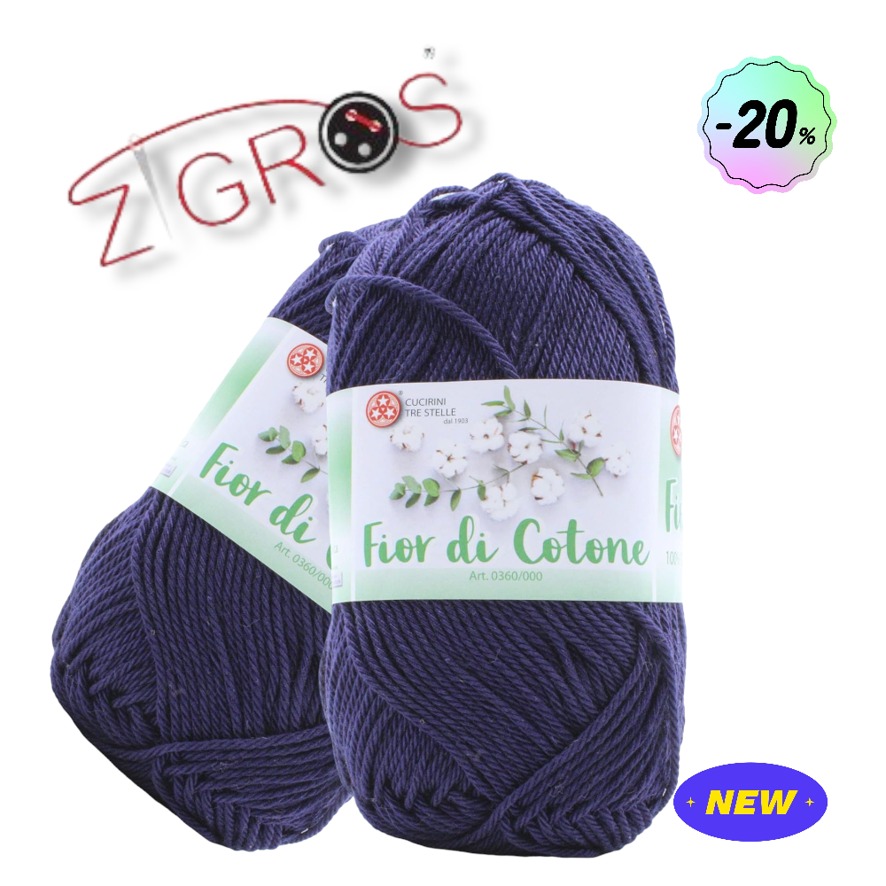 Fior-di-cotone-100% cotone 50gr 125mt