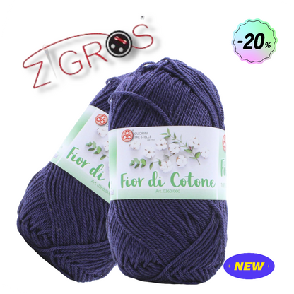 Fior-di-cotone-100% cotone 50gr 125mt