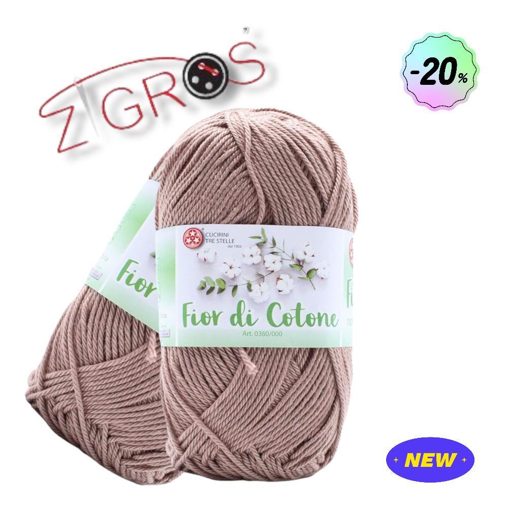 Fior di Cotone – Filato 100% Cotone 50 g (125 m)