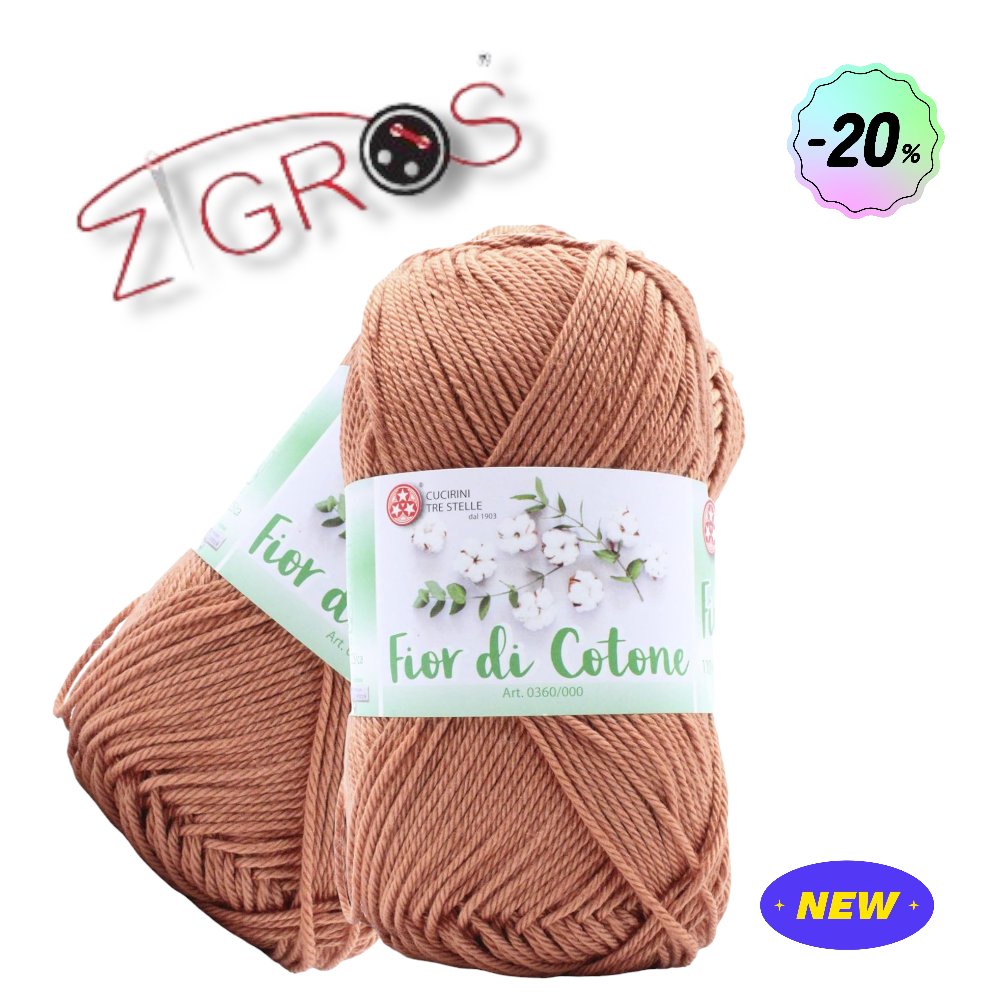 Fior di Cotone – Filato 100% Cotone 50 g (125 m)