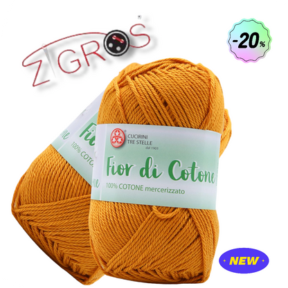 Fior-di-cotone-100% cotone 50gr 125mt