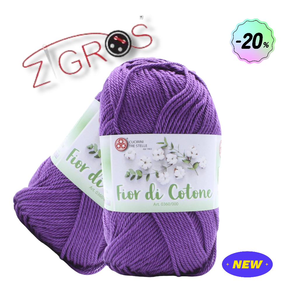Fior-di-cotone-100% cotone 50gr 125mt