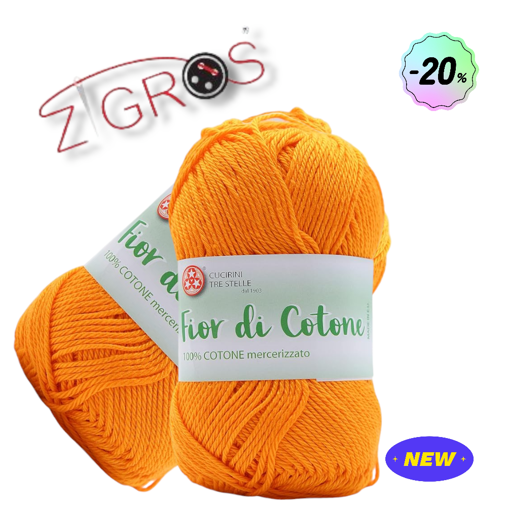 Fior di Cotone – Filato 100% Cotone 50 g (125 m)