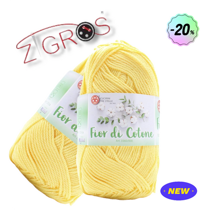 Fior-di-cotone-100% cotone 50gr 125mt
