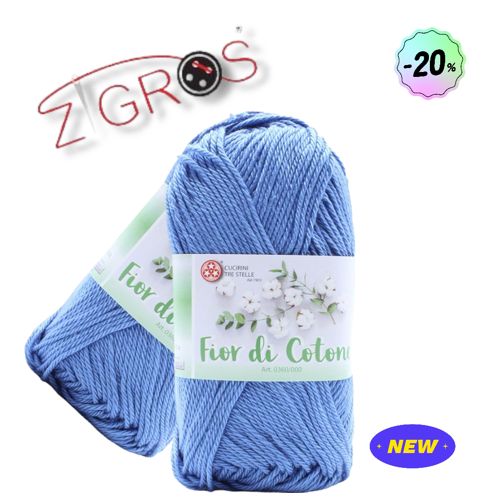 Fior-di-cotone-100% cotone 50gr 125mt