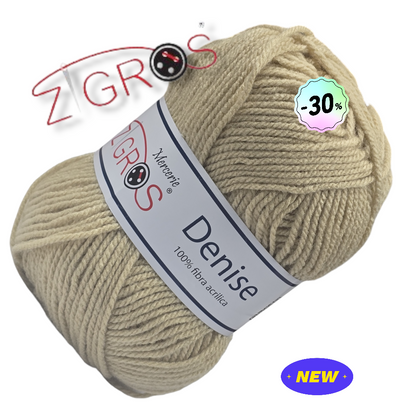 Lana Denise 100% Acrilico 50gr 133mt