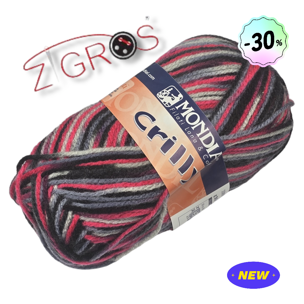 Lana Crilly Stam. 100% Acrilico 500gr 133mt