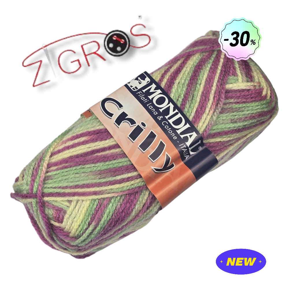 Lana Crilly Stam. 100% Acrilico 500gr 133mt