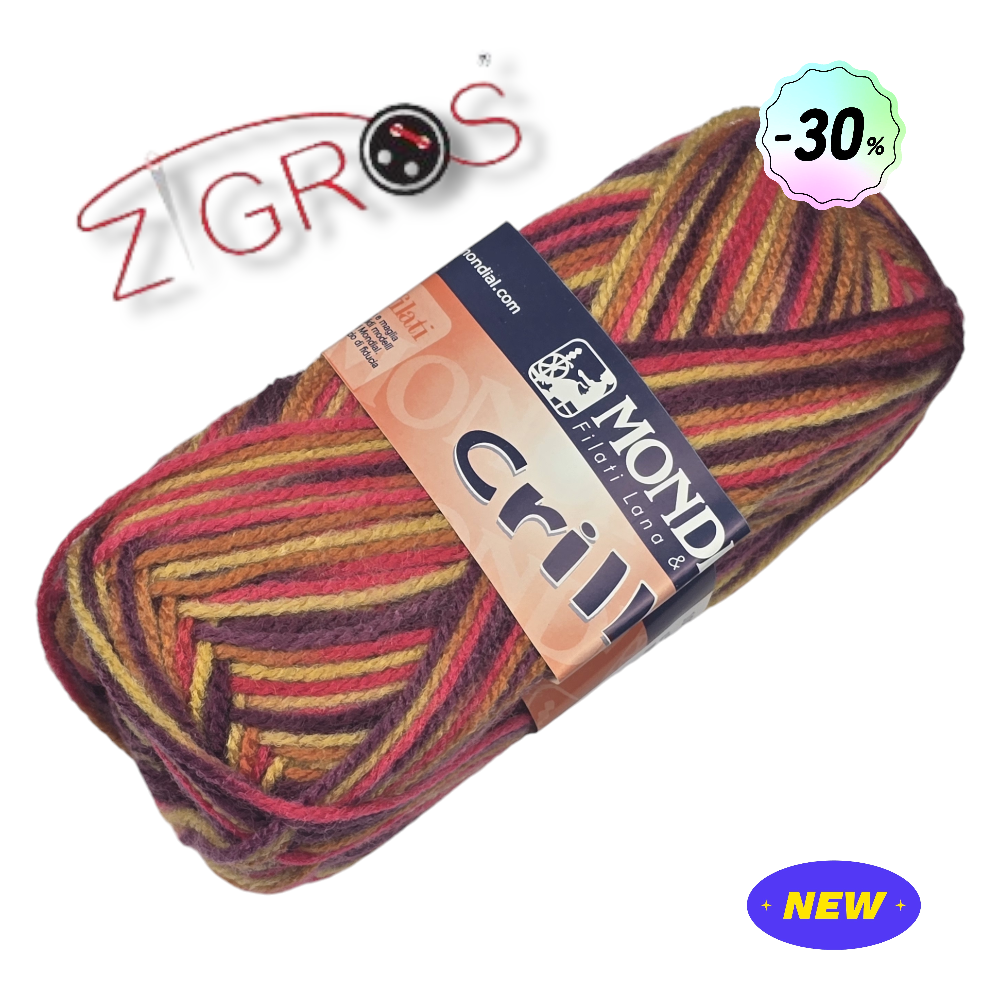 Lana Crilly Stam. 100% Acrilico 500gr 133mt