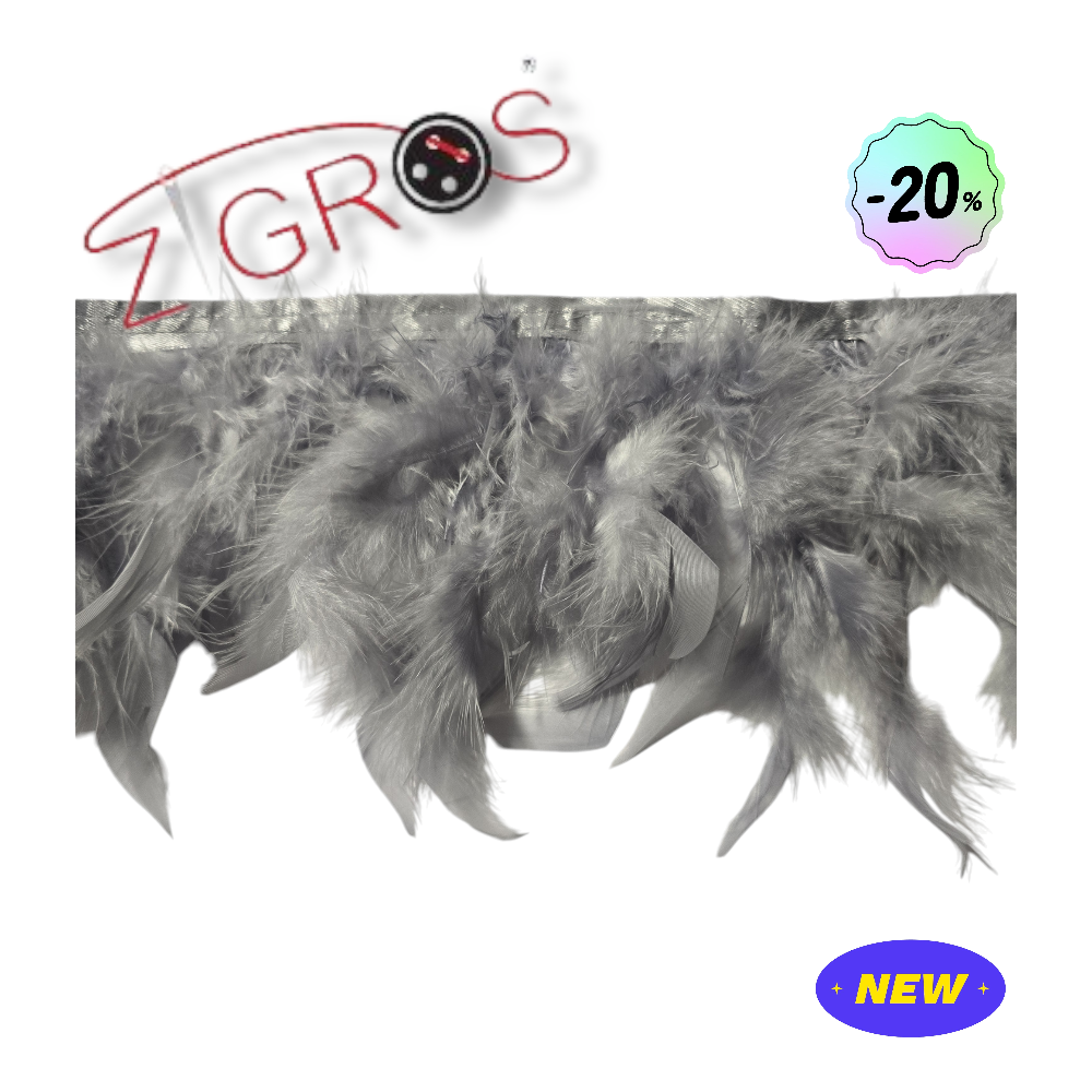 Frangia Di Piume.h.13 cm