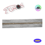 Passamaneria bordino con pietre.