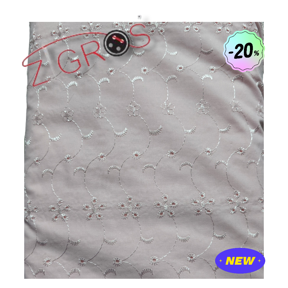 Tessuto stoffa pizzo sangallo 100% cot ricamato ...