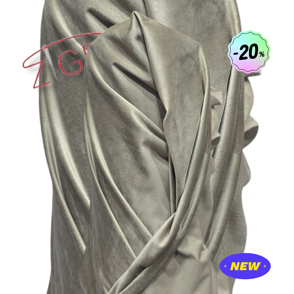 Tessuto in velluto a metraggio,h 280