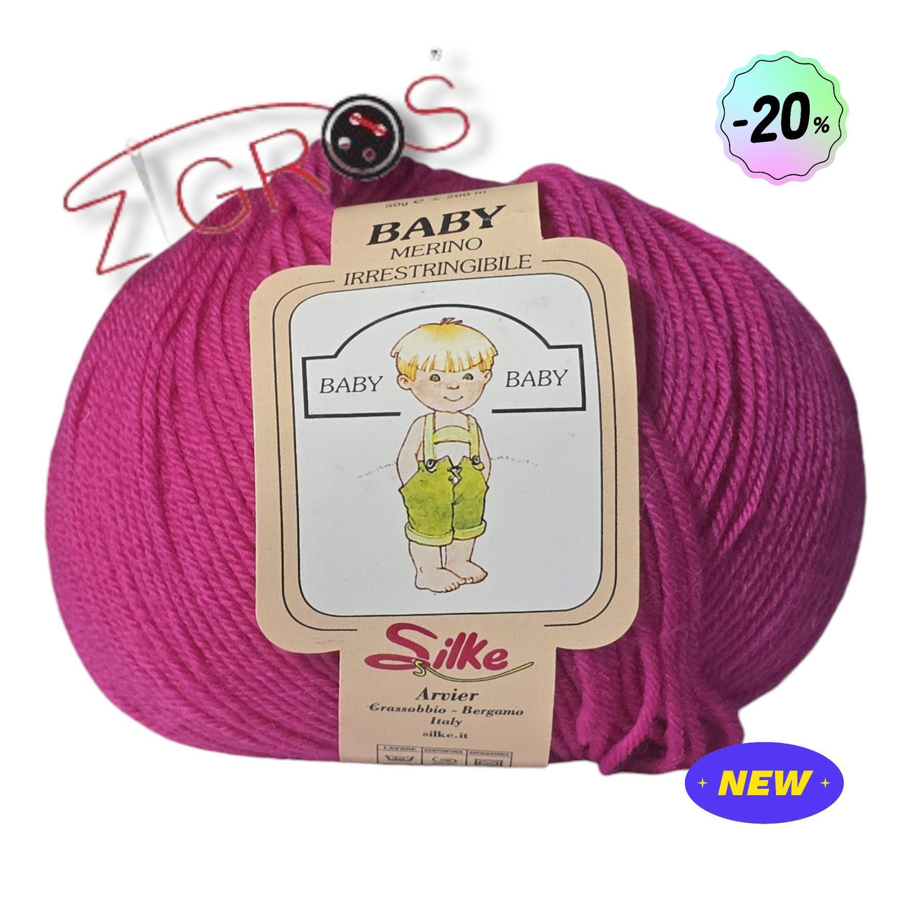 Lana Baby Merino – 100% Lana Silke