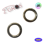 Moschettone Rotondo Lega Zinco 30mm