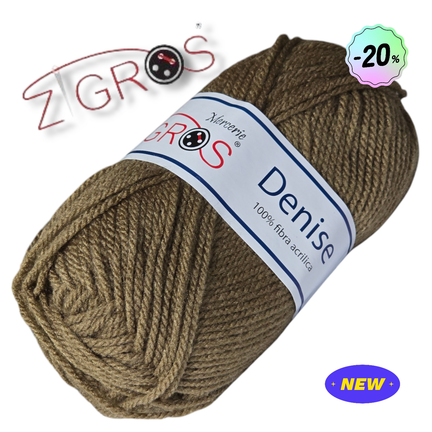 Lana Denise 100% Acrilico 50gr 133mt