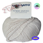 FREE 2200 100% Fine Merino Wool 110m/50g