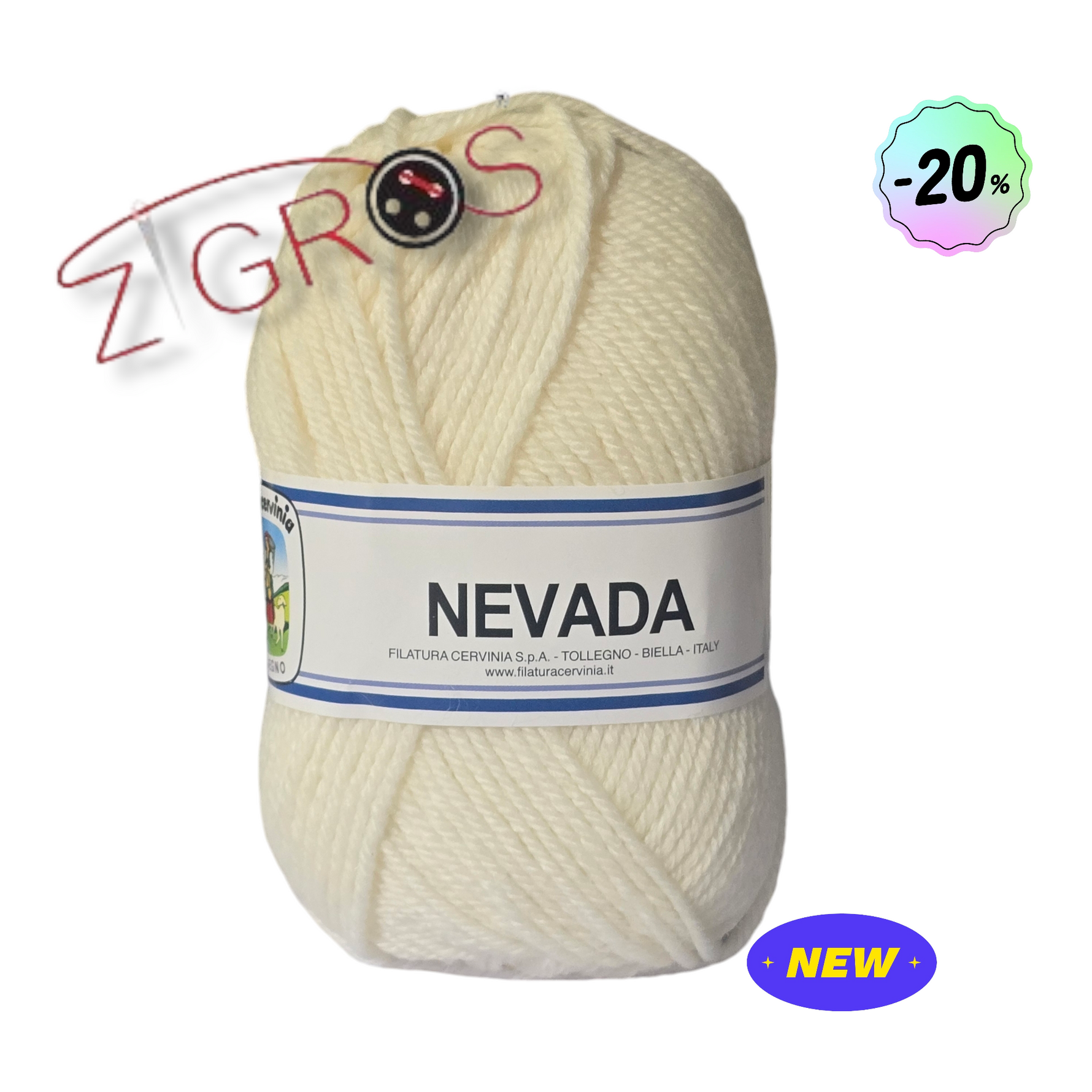 Nevada 50% Lana, 50% Acrilica