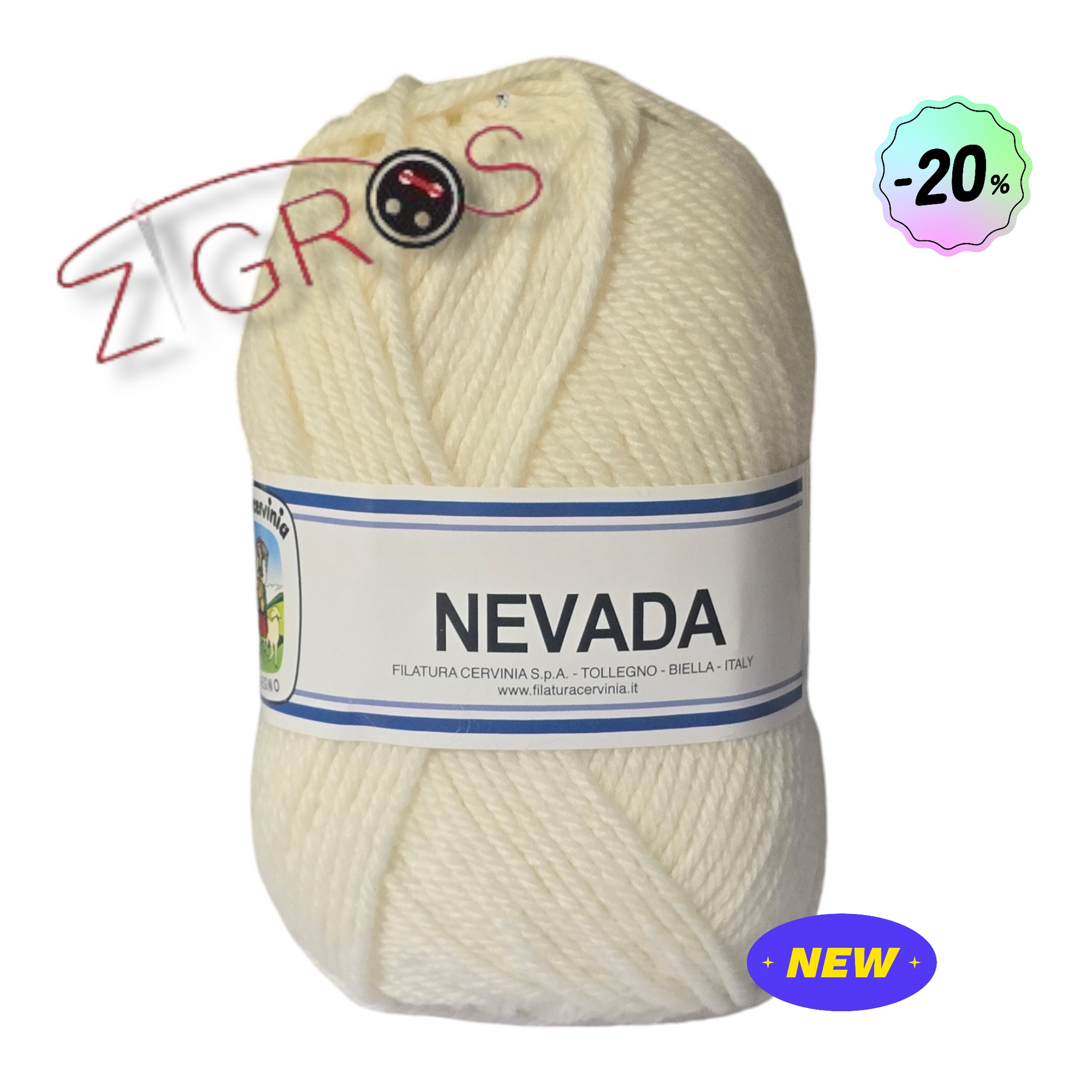 Nevada 50% Lana, 50% Acrilica