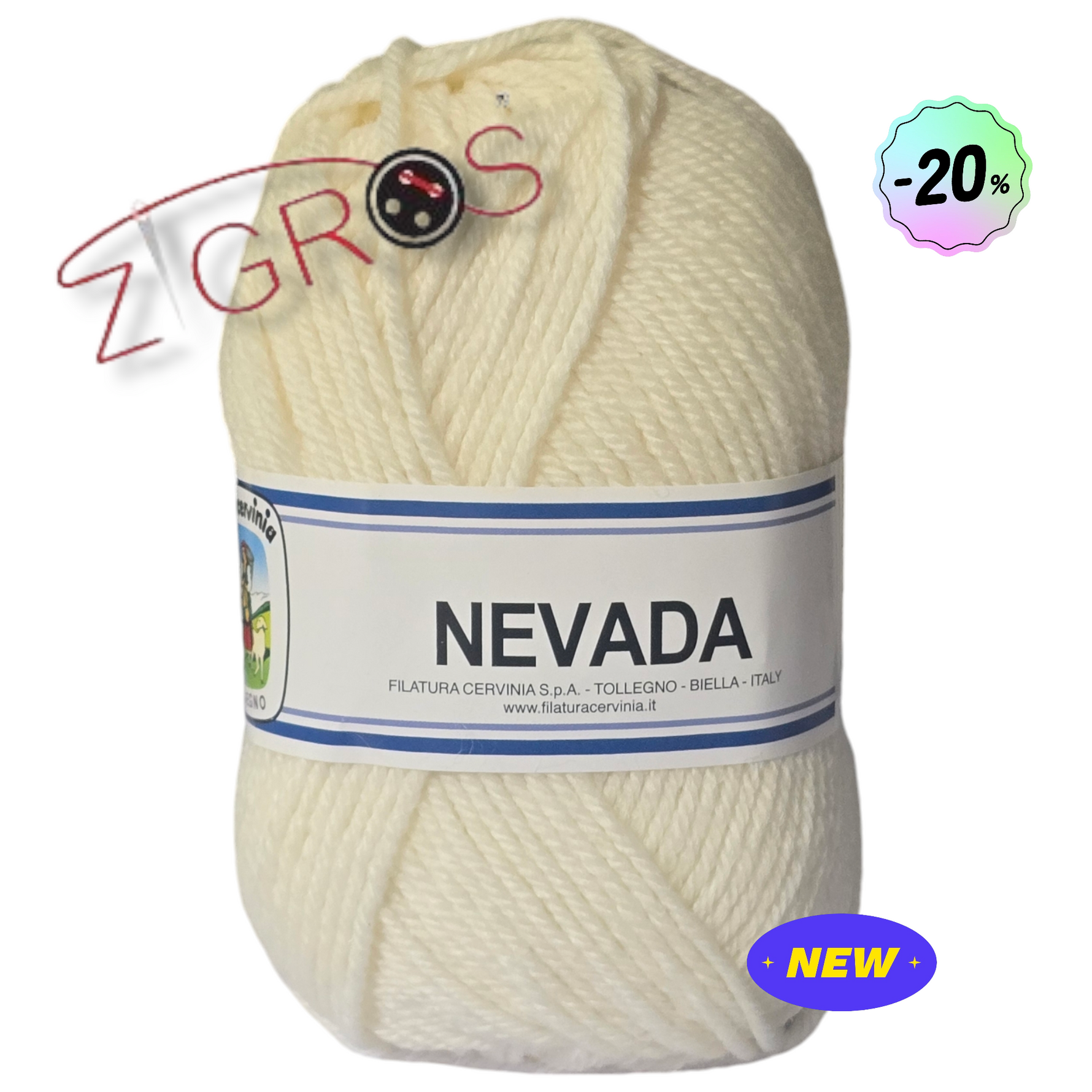 Nevada 50% Lana, 50% Acrilica