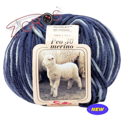 Peo Color 100% Pura Lana Merino GR. 50 MT. 100
