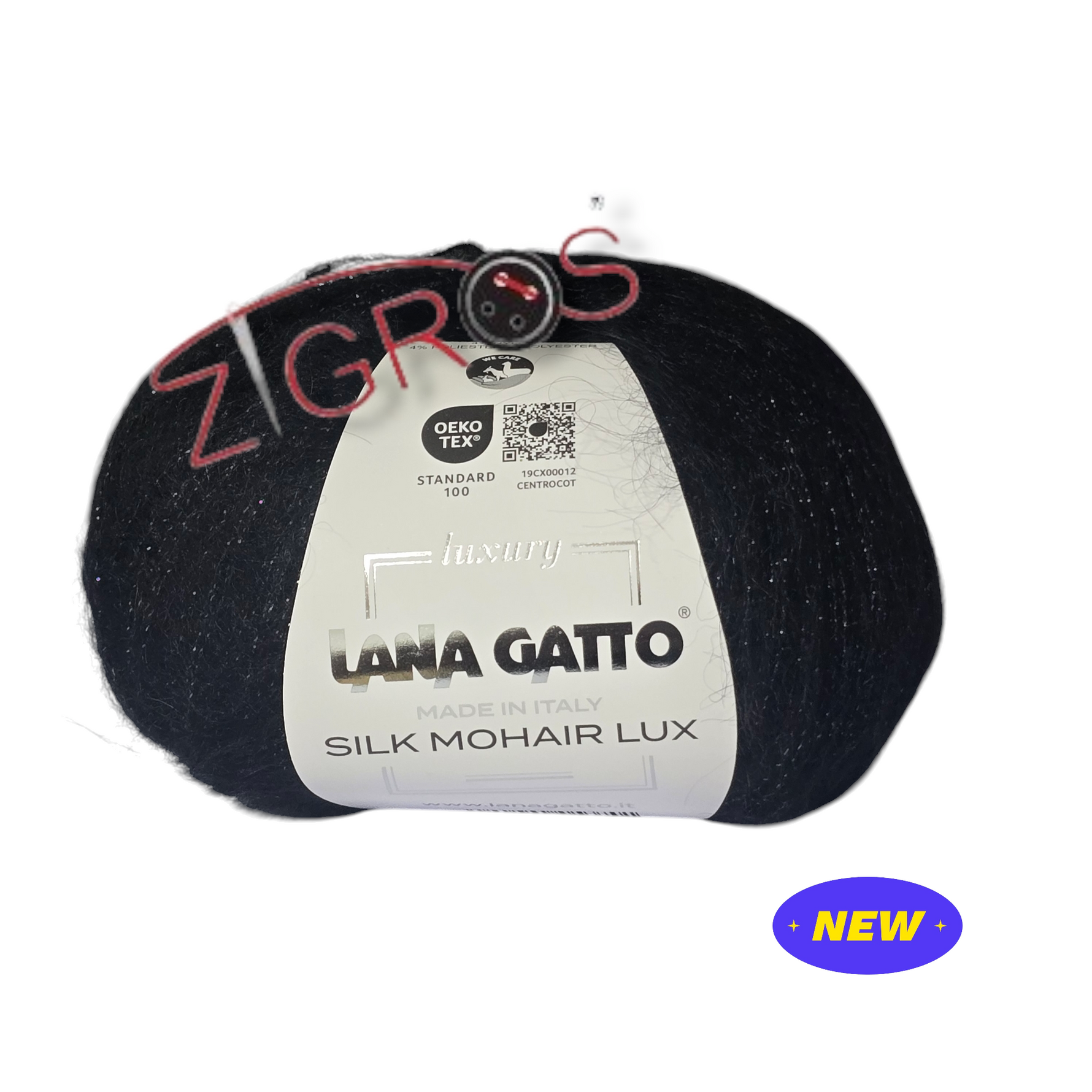 SILK MOHAIR LUX gr. 25 - 212 mt   75% SuperKid Mohair, 25% Seta