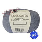 SILK MOHAIR LUX gr. 25 - 212 mt   75% SuperKid Mohair, 25% Seta