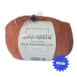 SILK MOHAIR LUX gr. 25 - 212 mt   75% SuperKid Mohair, 25% Seta