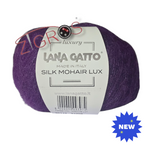 SILK MOHAIR LUX gr. 25 - 212 mt   75% SuperKid Mohair, 25% Seta
