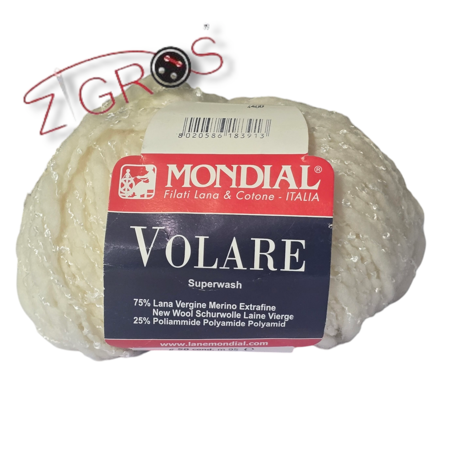 Volare 75%Lana 25%Poliamide 100gr