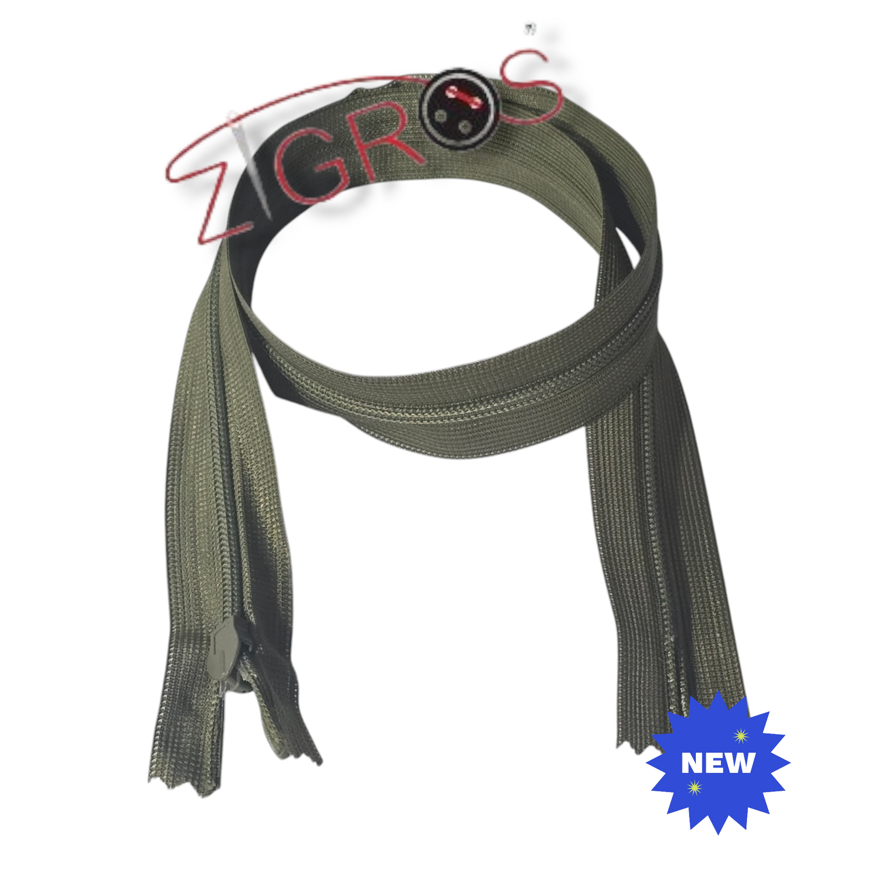 Chiusure invisibile 50cm BUSTA 10 PEZZI