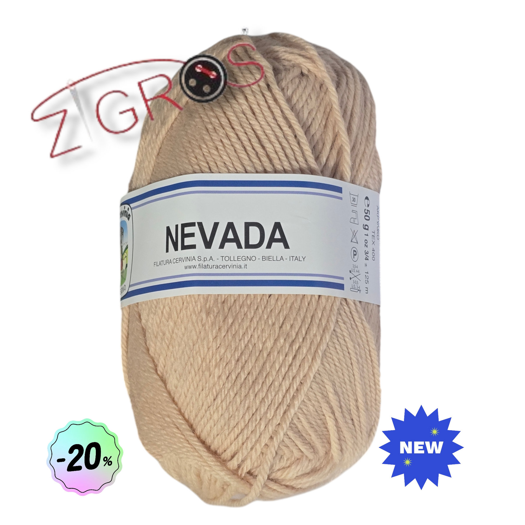 Nevada 50% Lana, 50% Acrilica