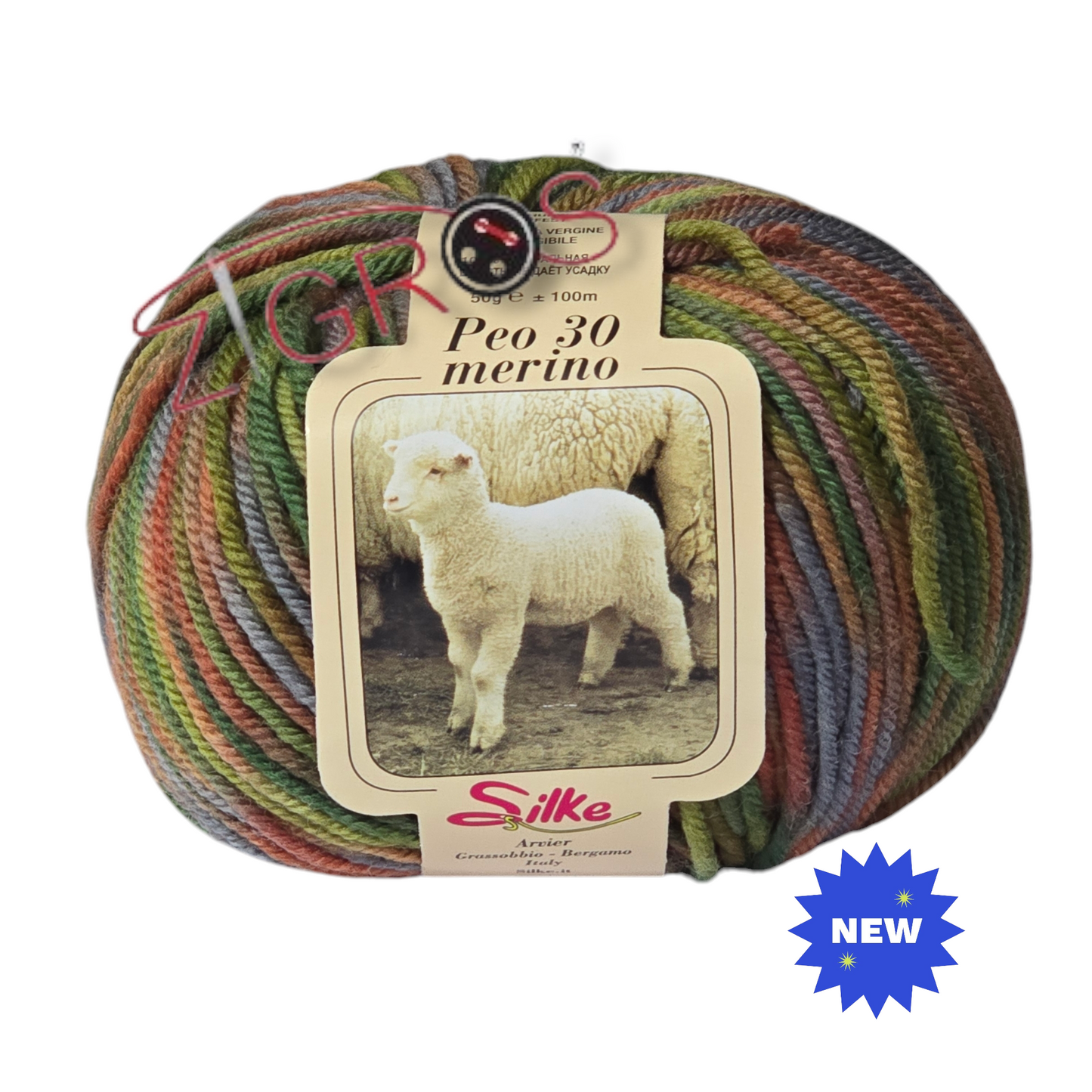 Peo Color 100% Pura Lana Merino GR. 50 MT. 100