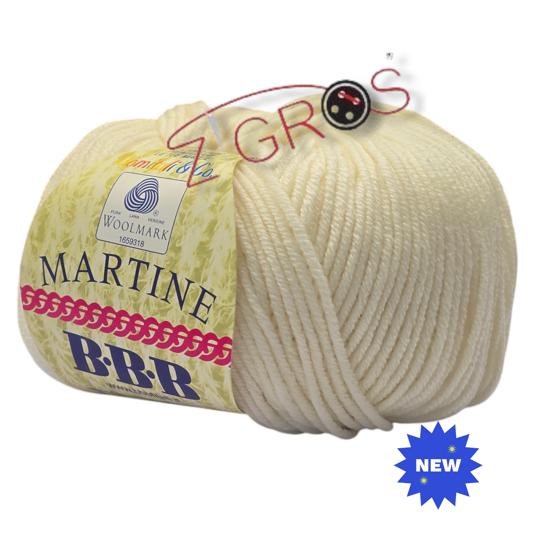 MARTINE 100% pura lana merinos