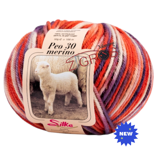 Peo Color 100% Pura Lana Merino GR. 50 MT. 100
