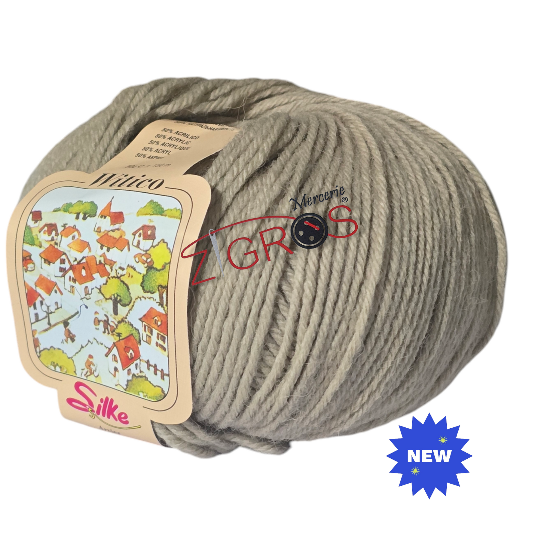 Witico 50% Lana 50 Acrilico 50gr 150mt