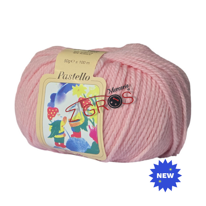 Pastello 60% Lana Vergine 40%Acrilico