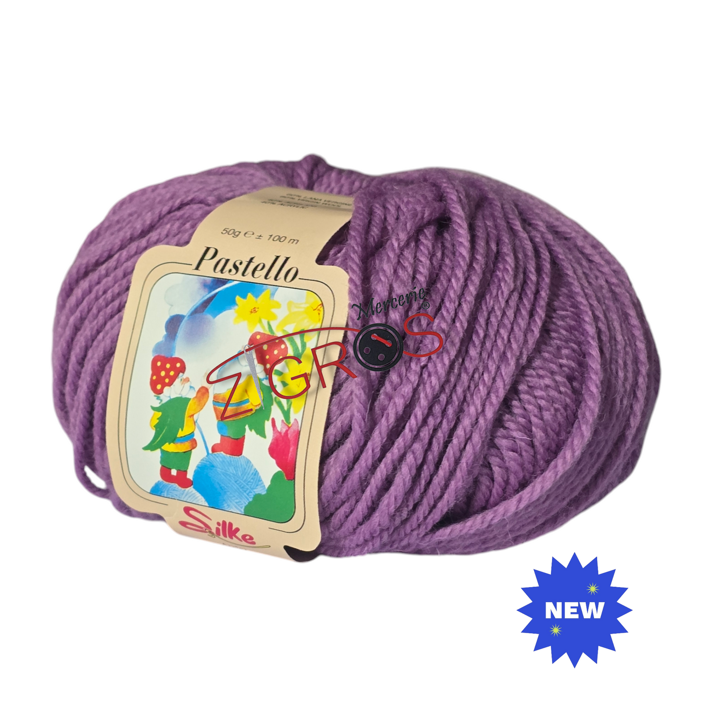 Pastello 60% Lana Vergine 40%Acrilico