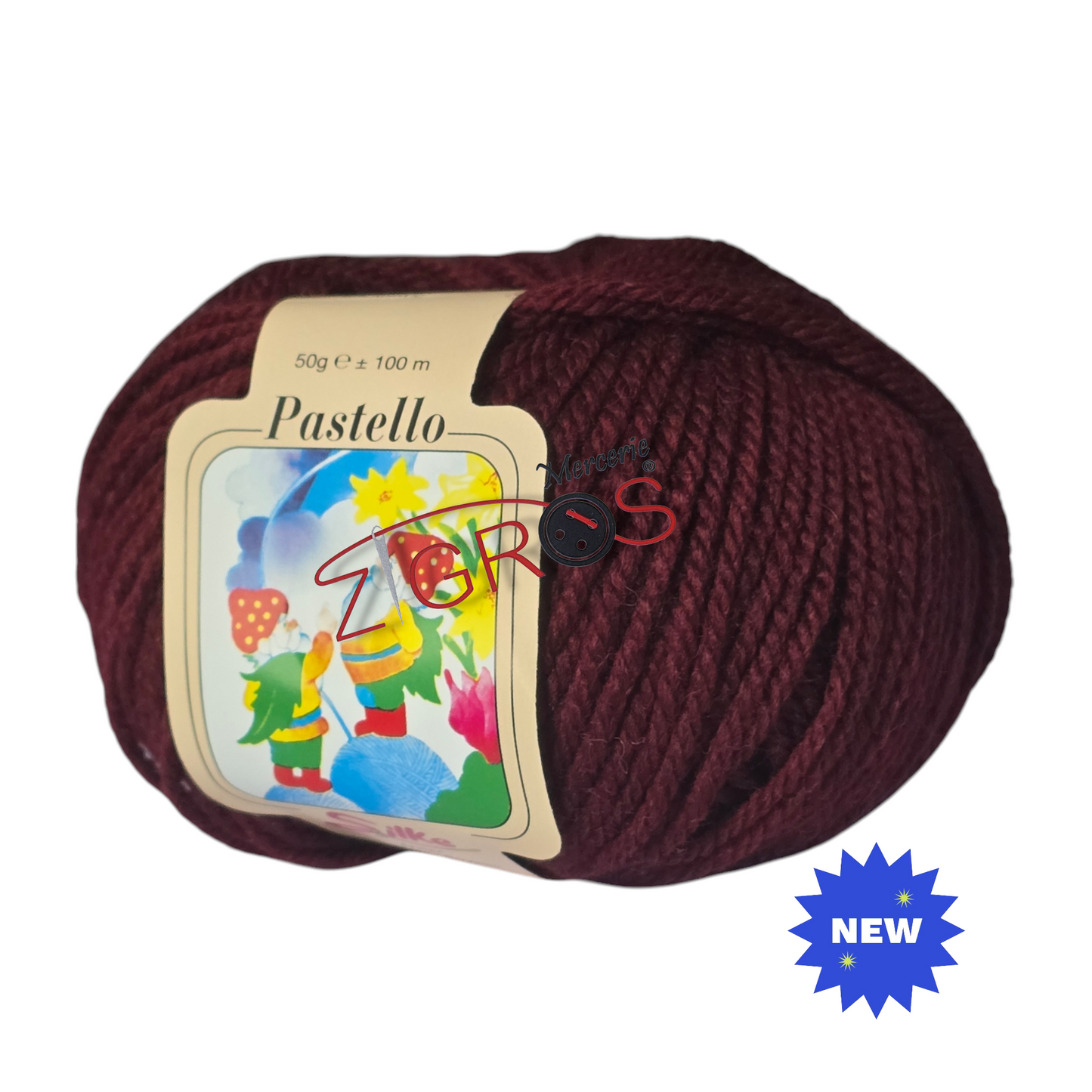 Pastello 60% Lana Vergine 40%Acrilico