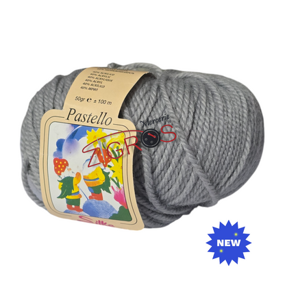 Pastello 60% Lana Vergine 40%Acrilico