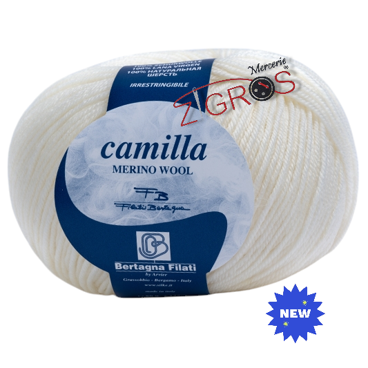 Camilla 100% Pura Lana Vergine Merino